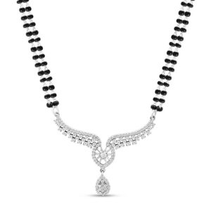 Dual Chain Silver Mangalsutra