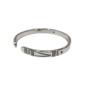 Oxidized Silver Cuff Bracelet