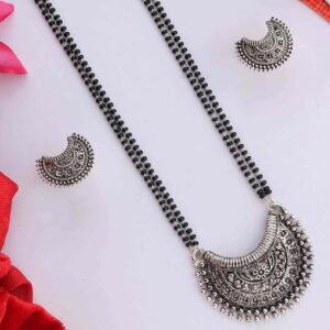 Oxidized Silver Mangalsutra