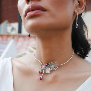 Oxidised Rise Silver