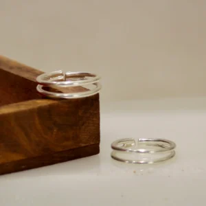 Classic Silver Toe Ring (Pair)
